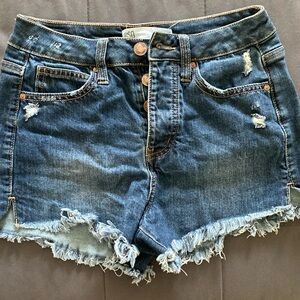 RSQ (Tilly’s brand) Dark Wash Denim Shorts Size 0